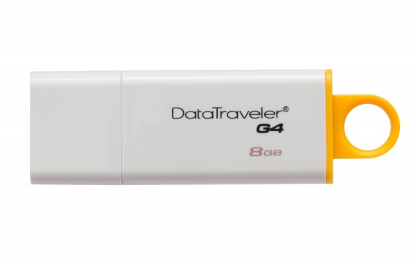 Kingston DataTraveler DTIG4 8 GB Speicherstick USB 3.0 weiß/gelb
