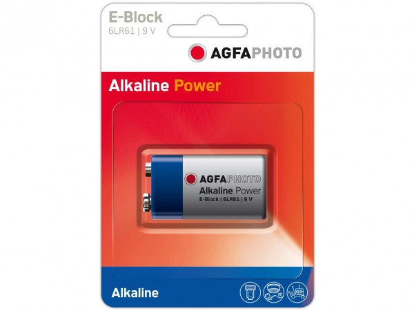 AGFA Batterie Alkaline, E-Block/ 9V
